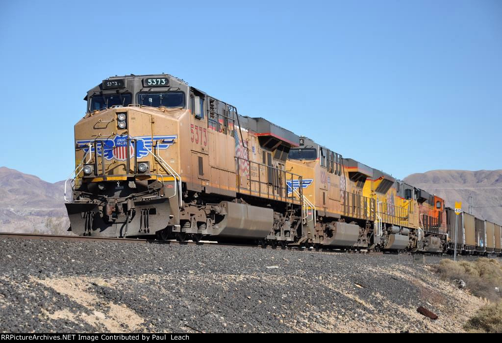 Tied down coal train